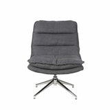 TATE FABRIC CHAIR W/SWIVEL - GREY