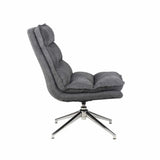 TATE FABRIC CHAIR W/SWIVEL - GREY