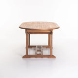 TEAK OVAL EXTENSION TABLE