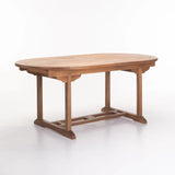 TEAK OVAL EXTENSION TABLE