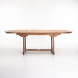 TEAK OVAL EXTENSION TABLE