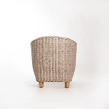 TEGAL KUBU WHITEWASH TUB ARMCHAIR