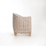 TEGAL KUBU WHITEWASH TUB ARMCHAIR