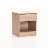 THETA 1 DRAWER PEDESTAL - LIGHT OAK