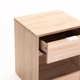 THETA 1 DRAWER PEDESTAL - LIGHT OAK