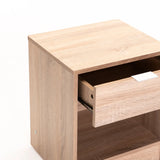THETA 1 DRAWER PEDESTAL - LIGHT OAK