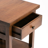 TIKKA 1 DRAWER PEDESTAL - WALNUT