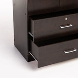 TITAN 2 DOOR 2 DRAWER ROBE - WENGE