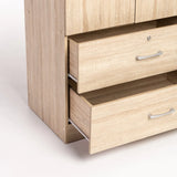 TITAN 2 DOOR 2 DRAWER ROBE - OAK