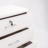 TITAN 5 DRAWER CHEST - WHITE