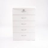 TITAN 5 DRAWER CHEST - WHITE