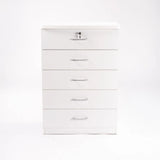 TITAN 5 DRAWER CHEST - WHITE