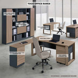 TOGO 120cm SIDE CONNECT DESK & 3 DRAWER UNIT