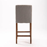 TOM FABRIC KITCHEN STOOL - DARK GREY