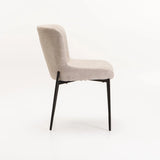 TORI FABRIC DINING CHAIR - CREAM