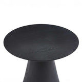 TREVI 120cm ROUND DINING TABLE - BLACK