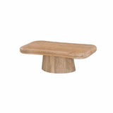VANI 120x65cm SOLID WOOD COFFEE TABLE - LIGHT OAK