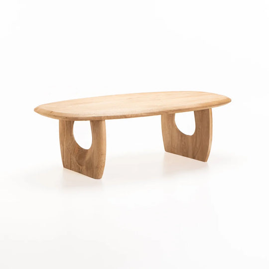 VEDA 130x70cm SOLID WOOD COFFEE TABLE