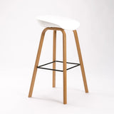 VEGAS LUXURY BARSTOOL - WHITE
