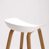 VEGAS LUXURY BARSTOOL - WHITE