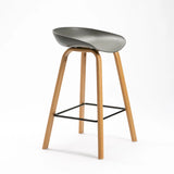 VEGAS LUXURY KITCHEN STOOL - DARK GREY