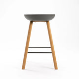 VEGAS LUXURY KITCHEN STOOL - DARK GREY