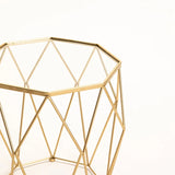 VENUS 40cm METAL SIDE TABLE - GOLD