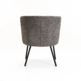 VIENNA FABRIC CHAIR - GREY