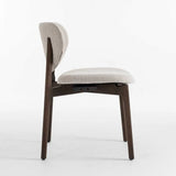 VIOLA WOODEN DINING CHAIR - WALNUT LEG