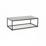 VIOLET 120x60cm COFFEE TABLE - GREY MARBLE