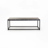 VIOLET 120x60cm COFFEE TABLE - BLACK MARBLE