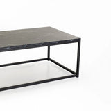 VIOLET 120x60cm COFFEE TABLE - BLACK MARBLE