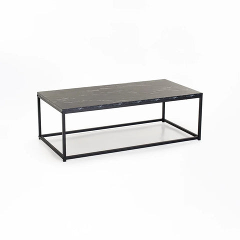 VIOLET 120x60cm COFFEE TABLE - BLACK MARBLE