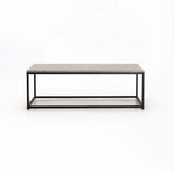 VIOLET 120x60cm COFFEE TABLE - GREY MARBLE