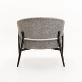 WILLOW TEXTURED FABRIC CHAIR - GREY