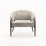 WILLOW TEXTURED FABRIC CHAIR - GREY