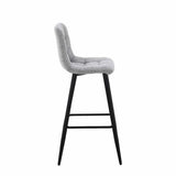 YARA FABRIC BARSTOOL - GREY
