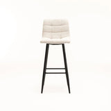 YARA FABRIC BARSTOOL - CREAM