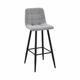 YARA FABRIC BARSTOOL - GREY
