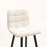 YARA FABRIC BARSTOOL - CREAM