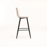 YARA FABRIC BARSTOOL - CREAM