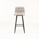 YARA FABRIC BARSTOOL - GREY