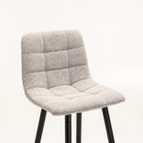 YARA FABRIC BARSTOOL - GREY