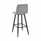 YARA FABRIC BARSTOOL - GREY
