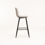 YARA FABRIC BARSTOOL - GREY