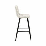 YARA FABRIC BARSTOOL - CREAM