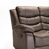 YAZ LUXURY FABRIC 3 SEATER RECLINER- GREY