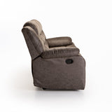 YAZ LUXURY FABRIC 3 SEATER RECLINER- GREY