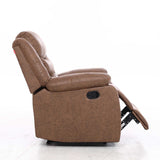 YAZ LUXURY FABRIC ARMCHAIR RECLINER - BROWN