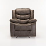 YAZ LUXURY FABRIC ARMCHAIR RECLINER - GREY